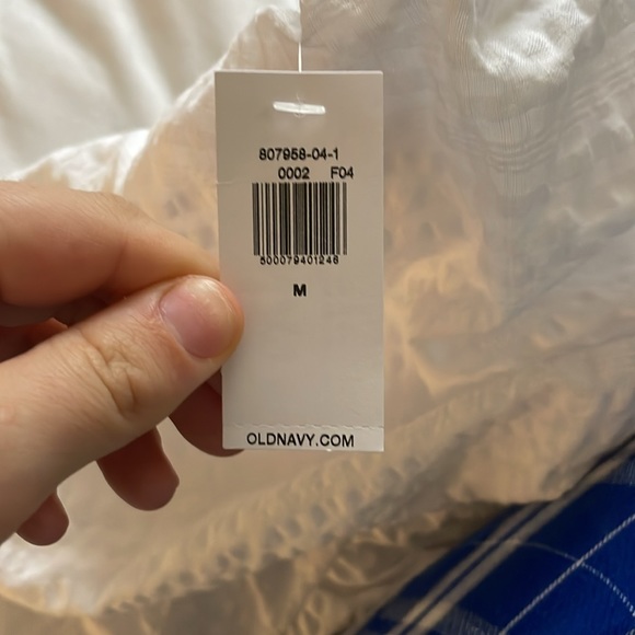 old navy puffy white top - Picture 2 of 2